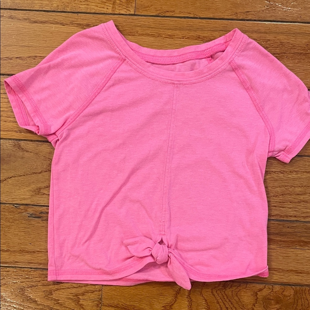 Lilly Pulitzer Pink Short Sleeve Tee with Knot